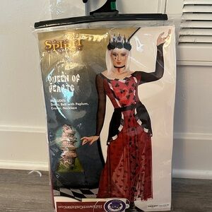 Spirit Queen of Hearts Red and Black Costume
